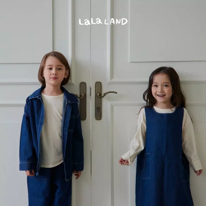 Lalaland - Korean Children Fashion - #toddlerclothing - Lala Denim Shirt - 2