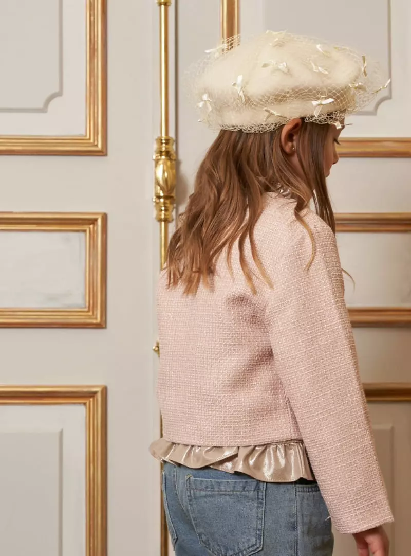 Le Bev - Korean Children Fashion - #Kfashion4kids - Lea Twid Jacket - 2