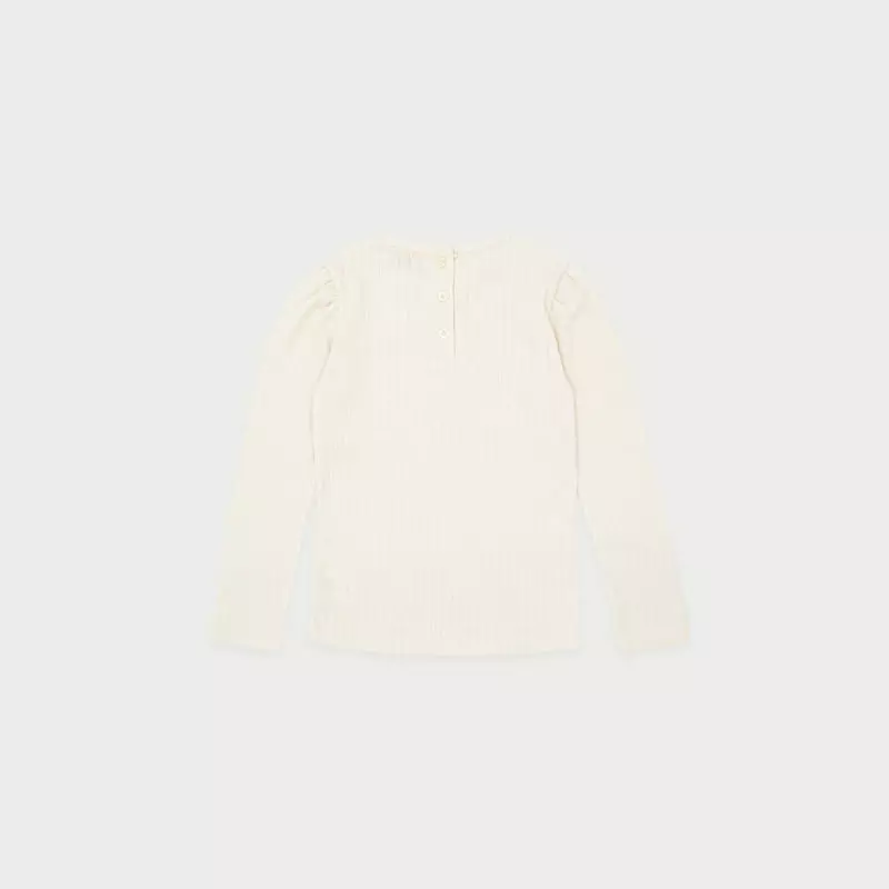 Le Bev - Korean Children Fashion - #childrensboutique - Eyelet Tee - 5