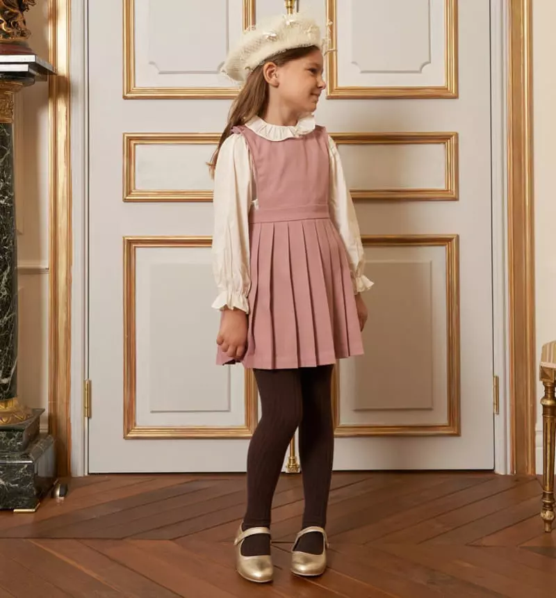 Le Bev - Korean Children Fashion - #designkidswear - Rose Pleats One-piece - 8