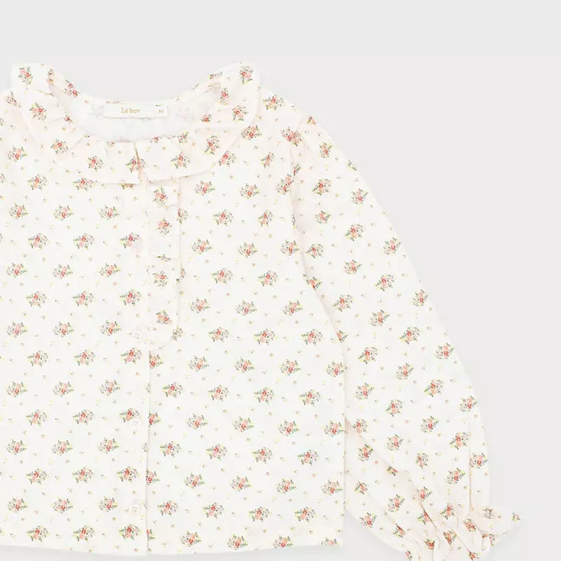 Le Bev - Korean Children Fashion - #designkidswear - Libery Frill Blouse - 4