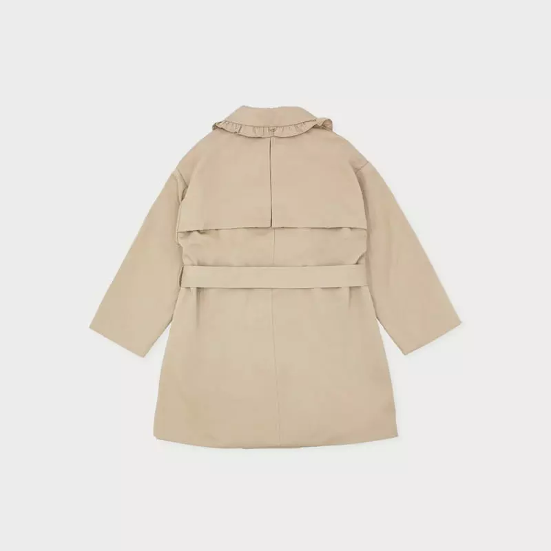 Le Bev - Korean Children Fashion - #discoveringself - Frill Trench Coat - 11