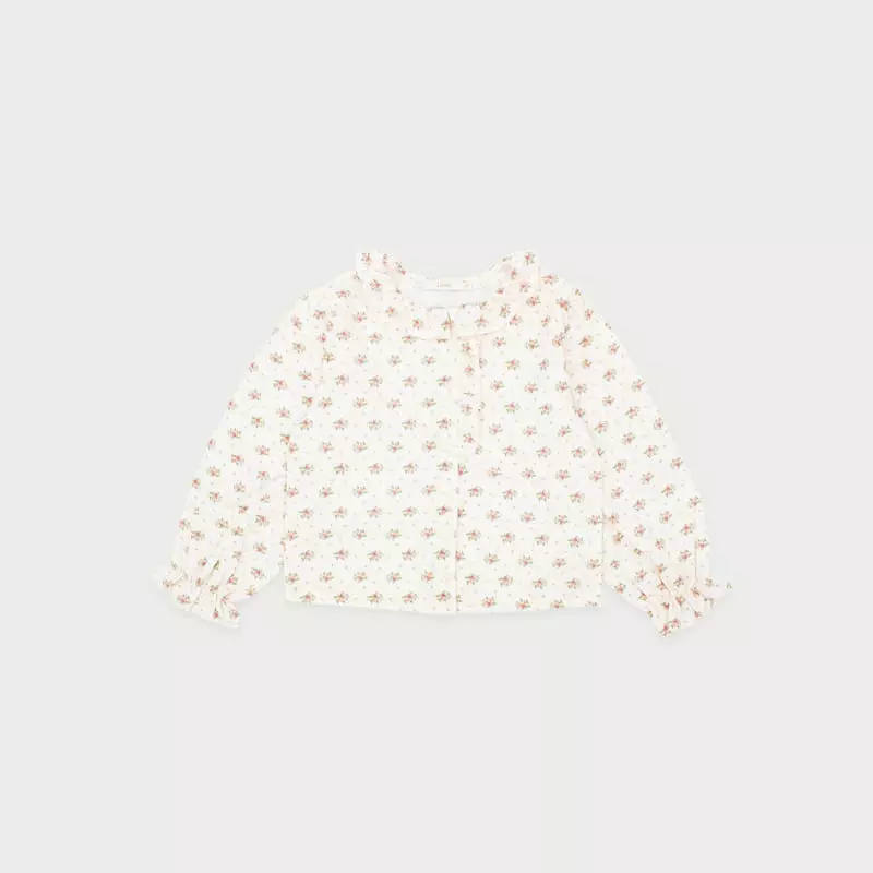 Le Bev - Korean Children Fashion - #fashionkids - Libery Frill Blouse - 5