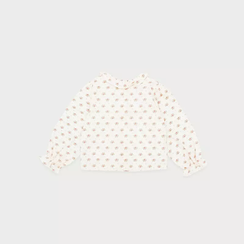 Le Bev - Korean Children Fashion - #kidsshorts - Libery Frill Blouse - 6