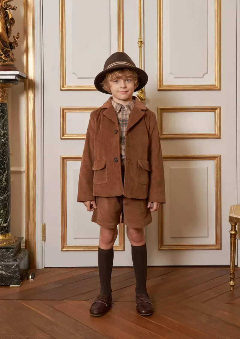 Le Bev - Korean Children Fashion - #kidsshorts - Corduroy Jacket - 3