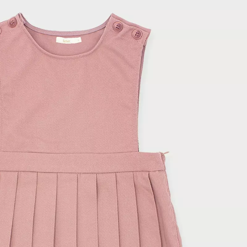 Le Bev - Korean Children Fashion - #kidsstore - Rose Pleats One-piece - 12
