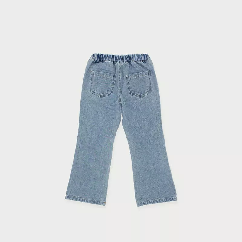 Le Bev - Korean Children Fashion - #kidzfashiontrend - Bootscut Denim Jeans - 5