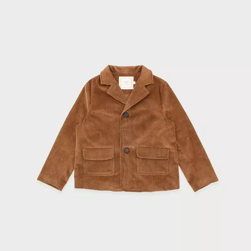 Le Bev - Korean Children Fashion - #littlefashionista - Corduroy Jacket - 7