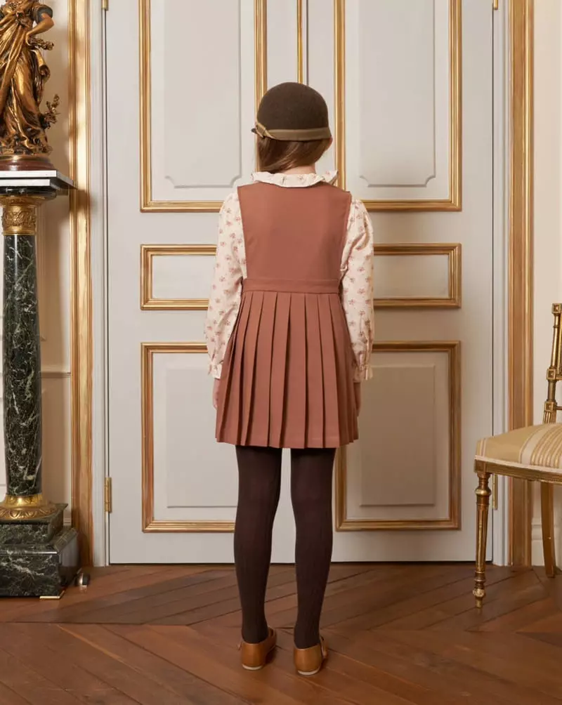 Le Bev - Korean Children Fashion - #magicofchildhood - Rose Pleats One-piece - 2