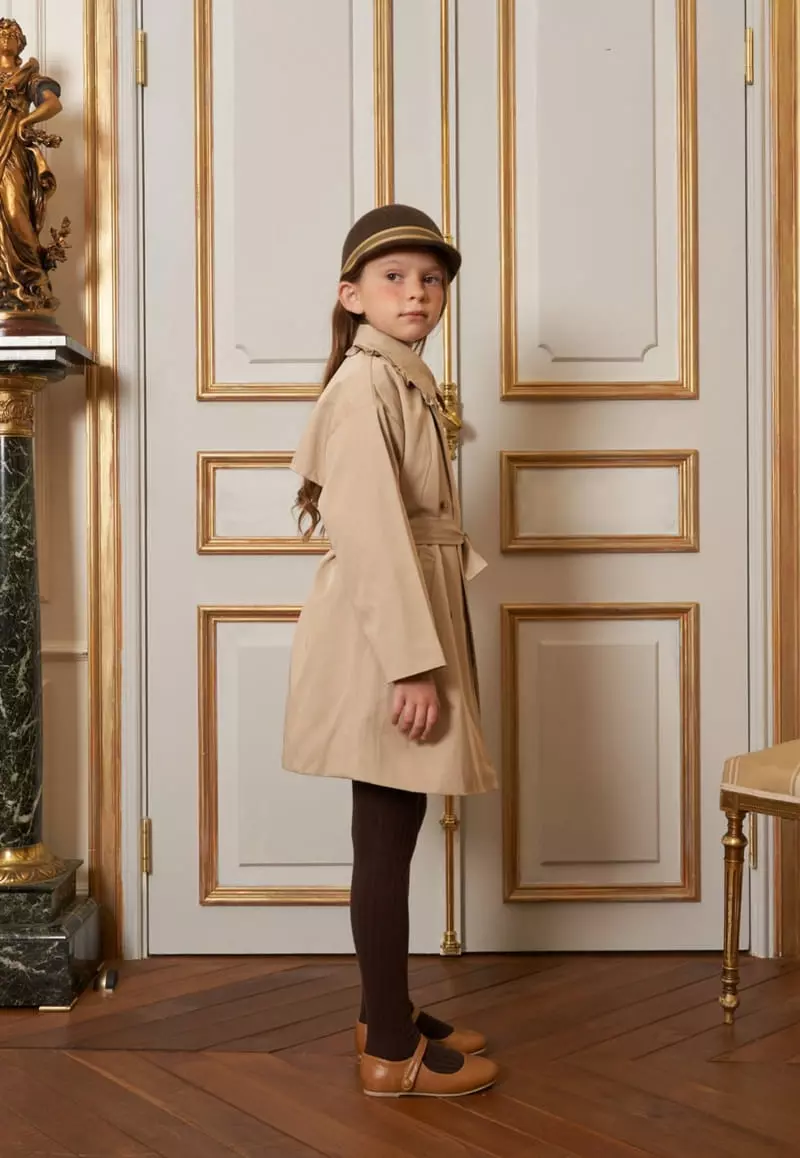 Le Bev - Korean Children Fashion - #magicofchildhood - Frill Trench Coat - 2