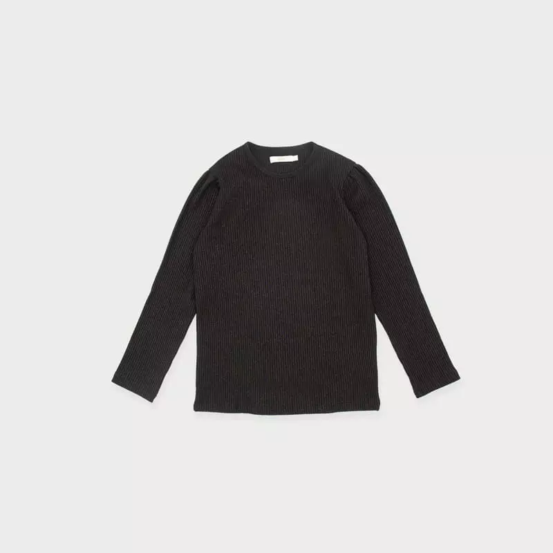 Le Bev - Korean Children Fashion - #prettylittlegirls - Black Pearl Tee - 2