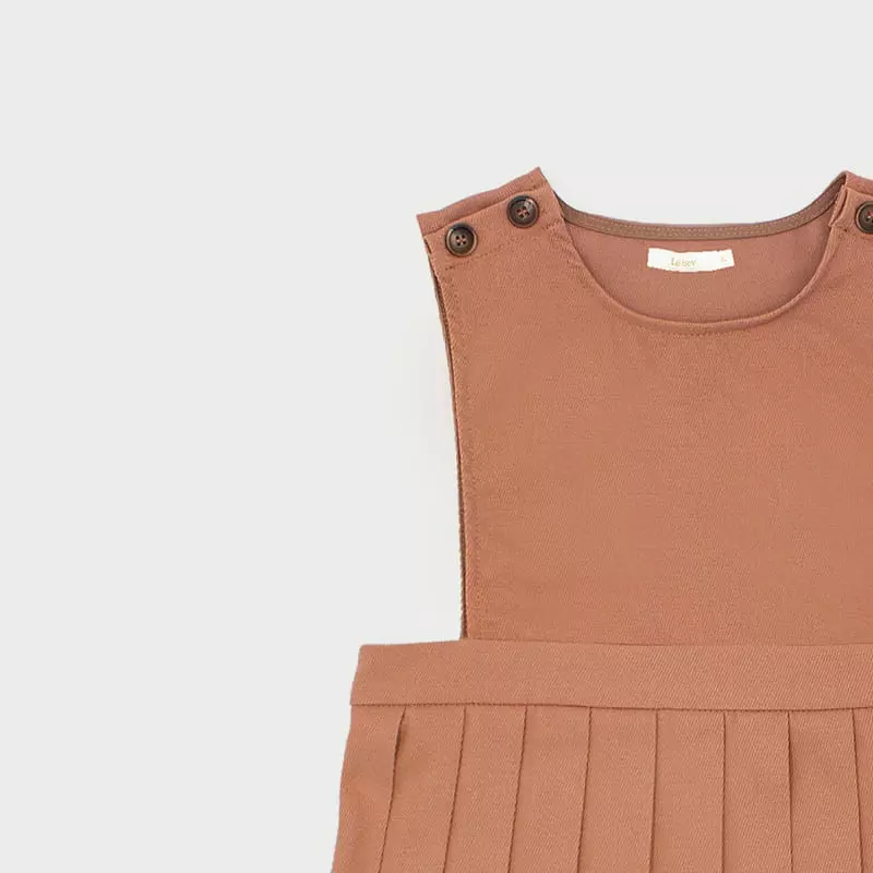 Le Bev - Korean Children Fashion - #minifashionista - Rose Pleats One-piece - 4