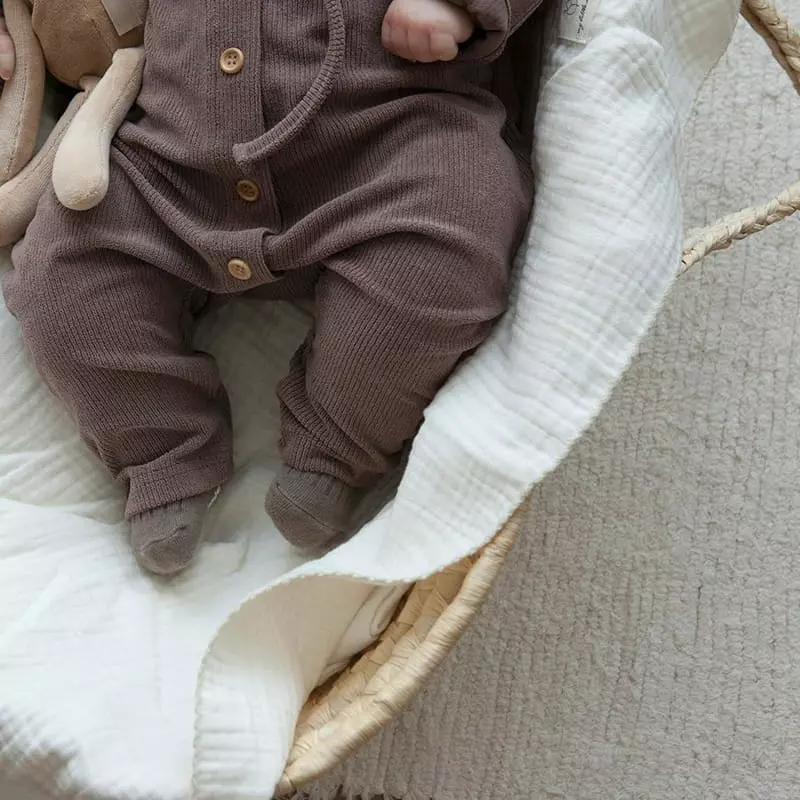 Lemonade - Korean Baby Fashion - #babyfever - Choco Bodysuit with Bonnet - 5