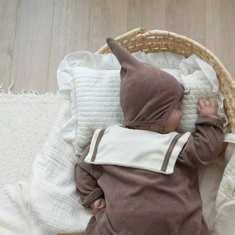 Lemonade - Korean Baby Fashion - #babyoninstagram - Choco Bodysuit with Bonnet - 8