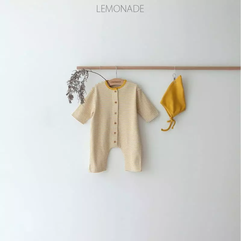 Lemonade - Korean Baby Fashion - #babyoninstagram - Jady Bodysuit with Bonnet - 5