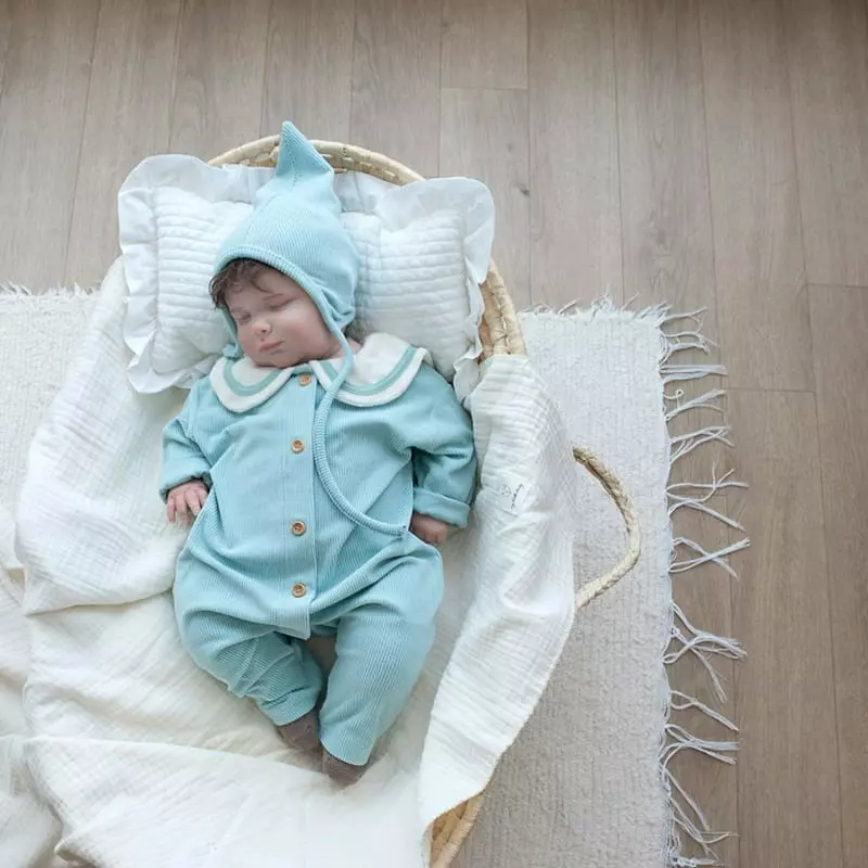 Lemonade - Korean Baby Fashion - #babyootd - Choco Bodysuit with Bonnet - 9
