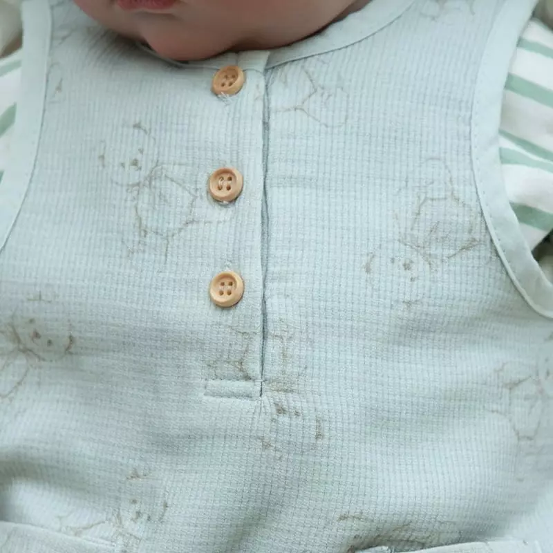 Lemonade - Korean Baby Fashion - #babyoutfit - My Room Bodysuit with Bonnet - 10