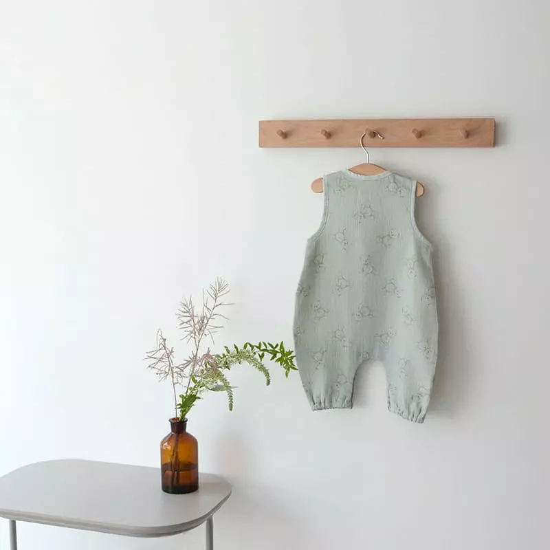 Lemonade - Korean Baby Fashion - #babywear - My Room Bodysuit with Bonnet - 11