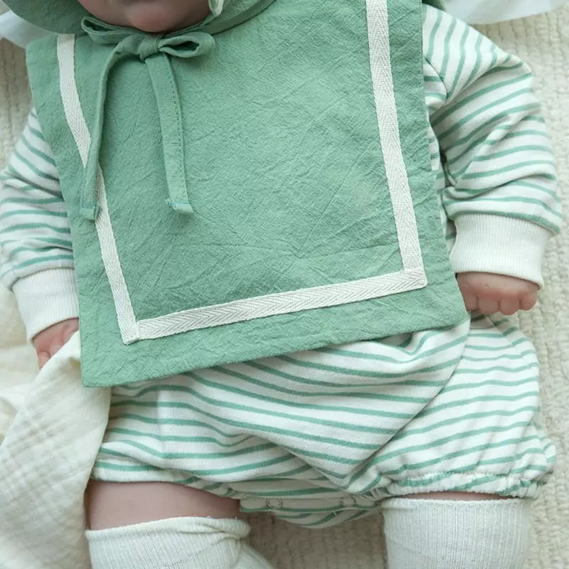 Lemonade - Korean Baby Fashion - #onlinebabyboutique - Baro Bodysuit with Bonnet - 8