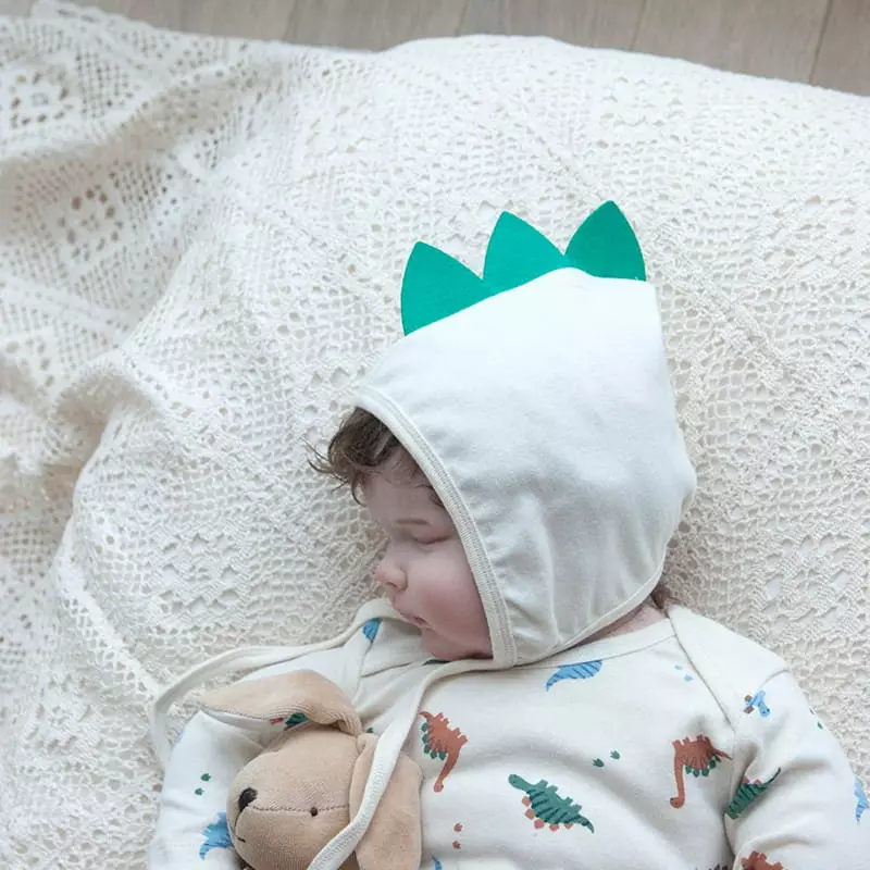 Lemonade - Korean Baby Fashion - #onlinebabyboutique - Dano Bodysuit with Bonnet - 7
