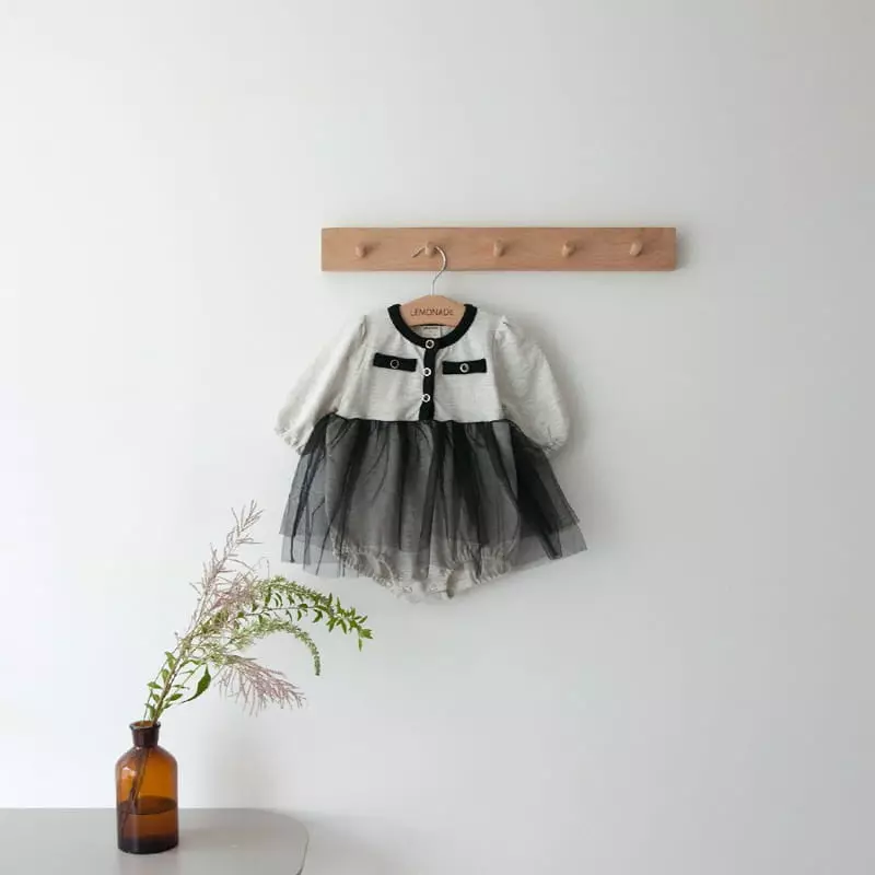 Lemonade - Korean Baby Fashion - #onlinebabyshop - Cookie And Cream Bodysuit - 2