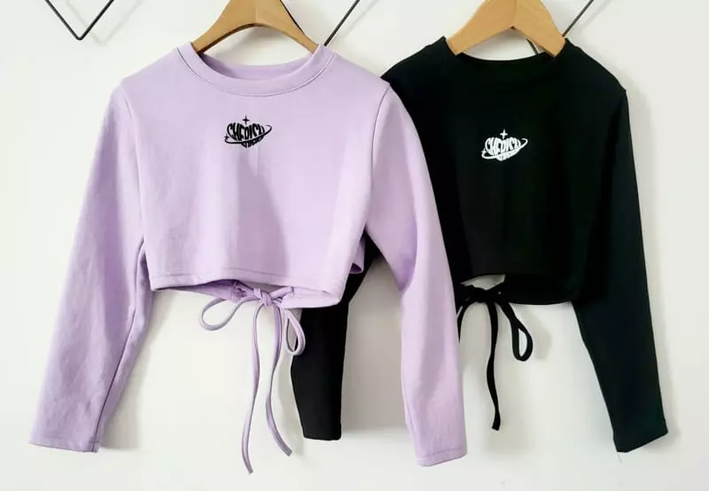 Lilas - Korean Children Fashion - #Kfashion4kids - Heart Back Wrinkle Tee - 6