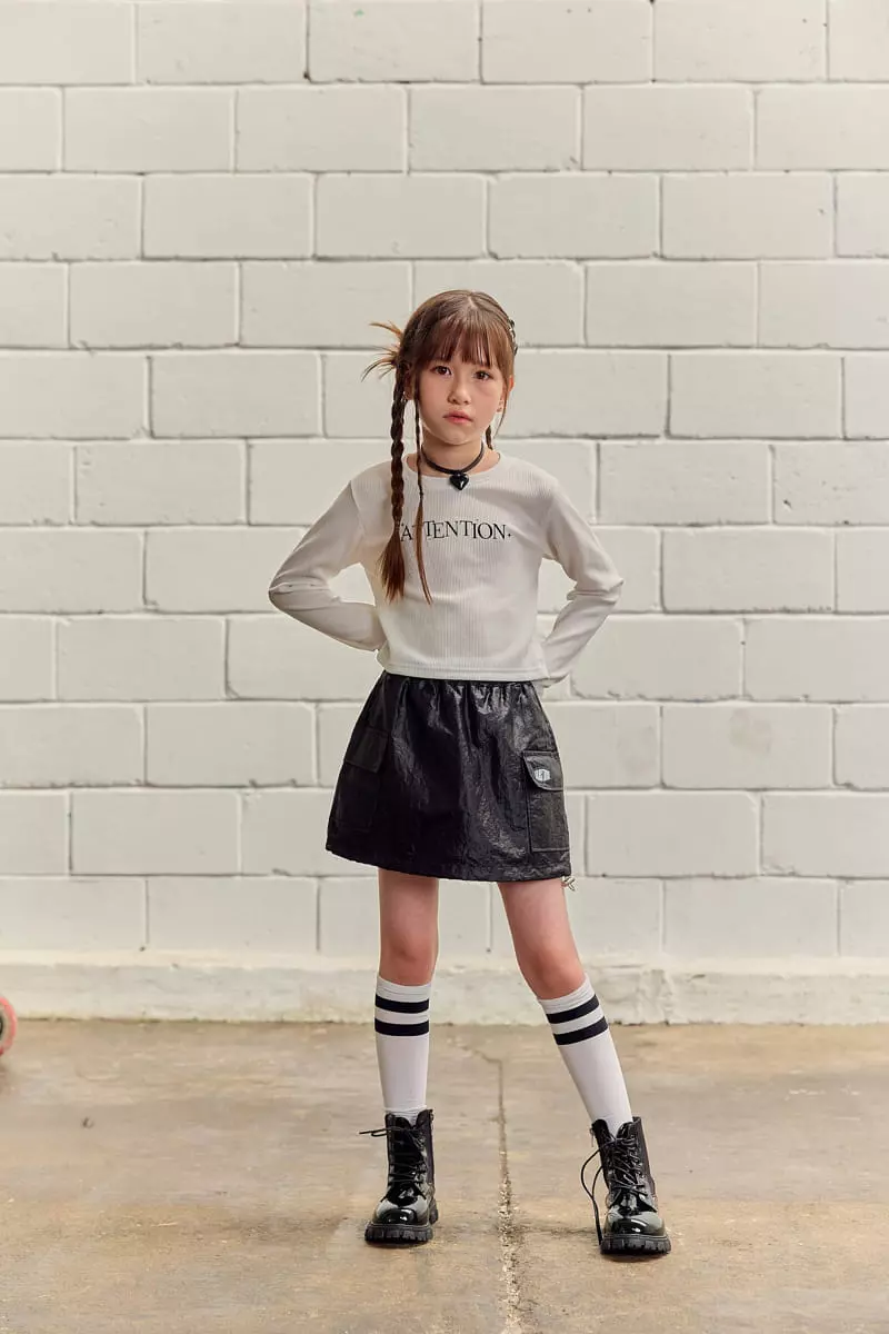 Lilas - Korean Children Fashion - #childrensboutique - Attention Tee - 3