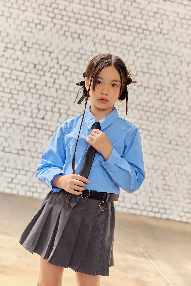 Lilas - Korean Children Fashion - #fashionkids - Chick Wrinkle Skirt