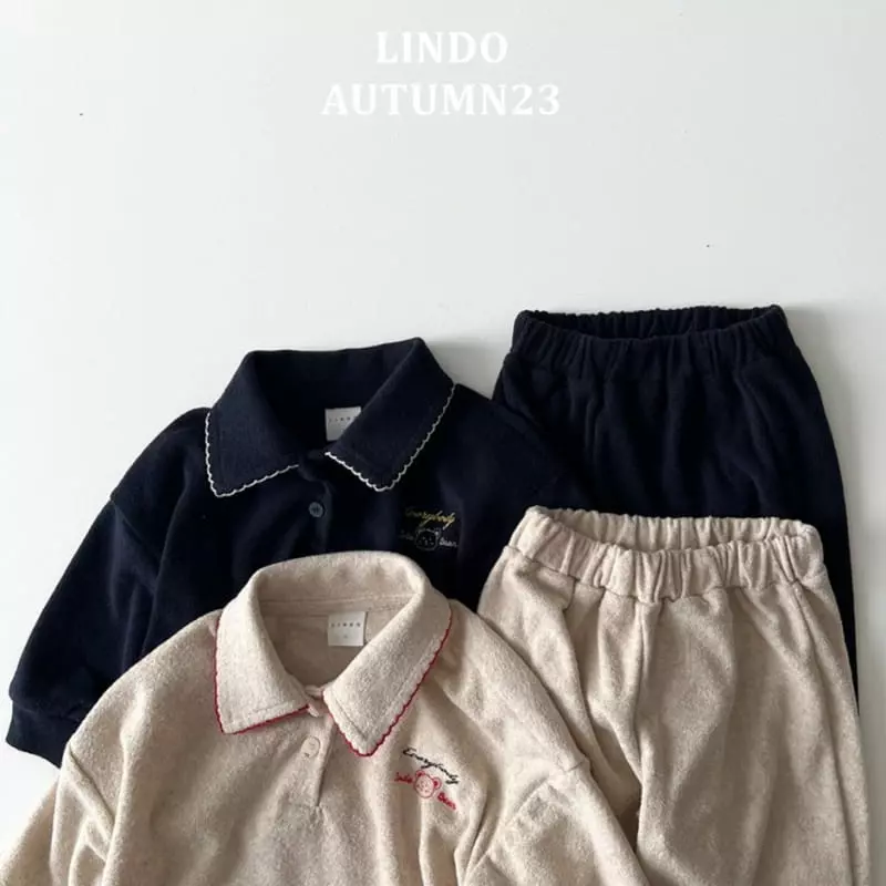 Lindo - Korean Children Fashion - #Kfashion4kids - Terry Set - 9