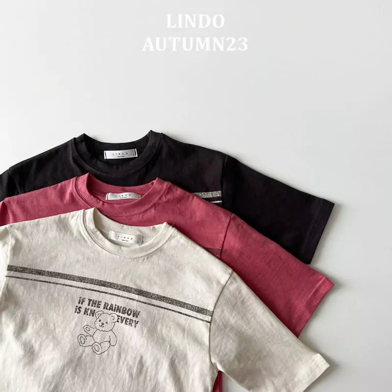 Lindo - Korean Children Fashion - #Kfashion4kids - Wink Bear Tee - 5