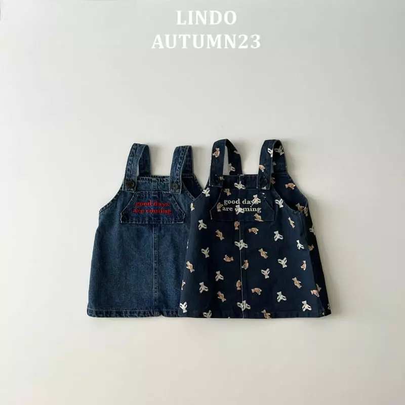 Lindo - Korean Children Fashion - #Kfashion4kids - Cuty Dungarees One-piece