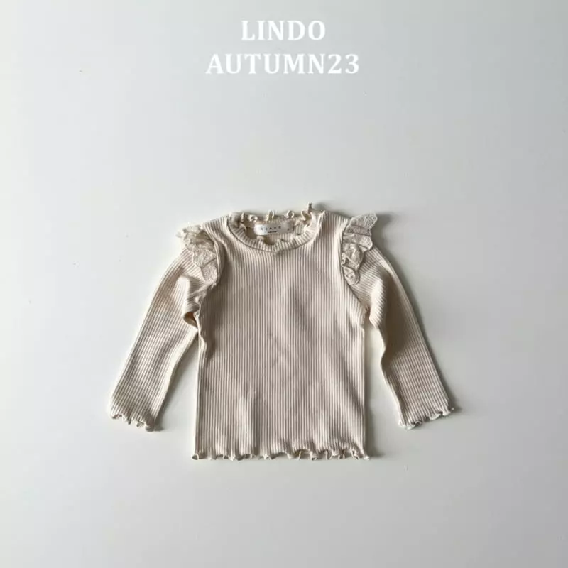 Lindo - Korean Children Fashion - #childofig - Lace Rib Tee - 3