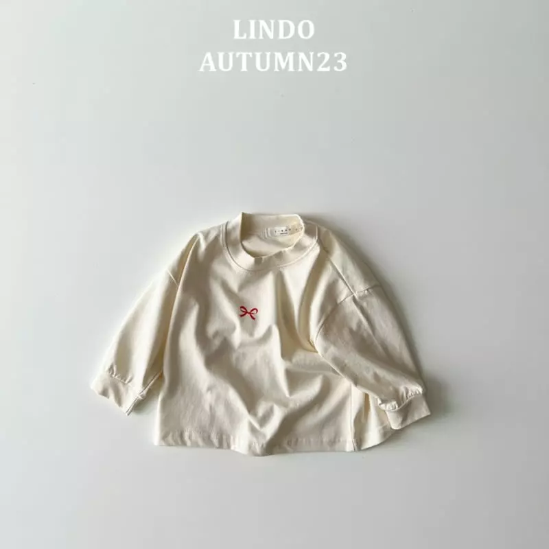 Lindo - Korean Children Fashion - #childofig - Mini Ribbon Tee - 3