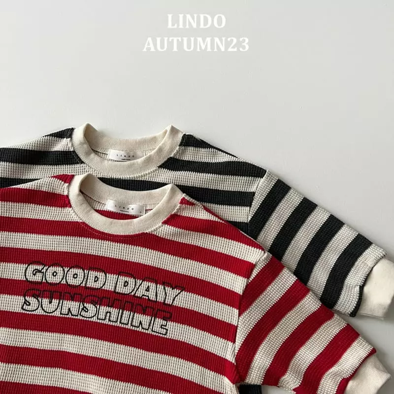 Lindo - Korean Children Fashion - #fashionkids - Good Day Waffle Tee - 2