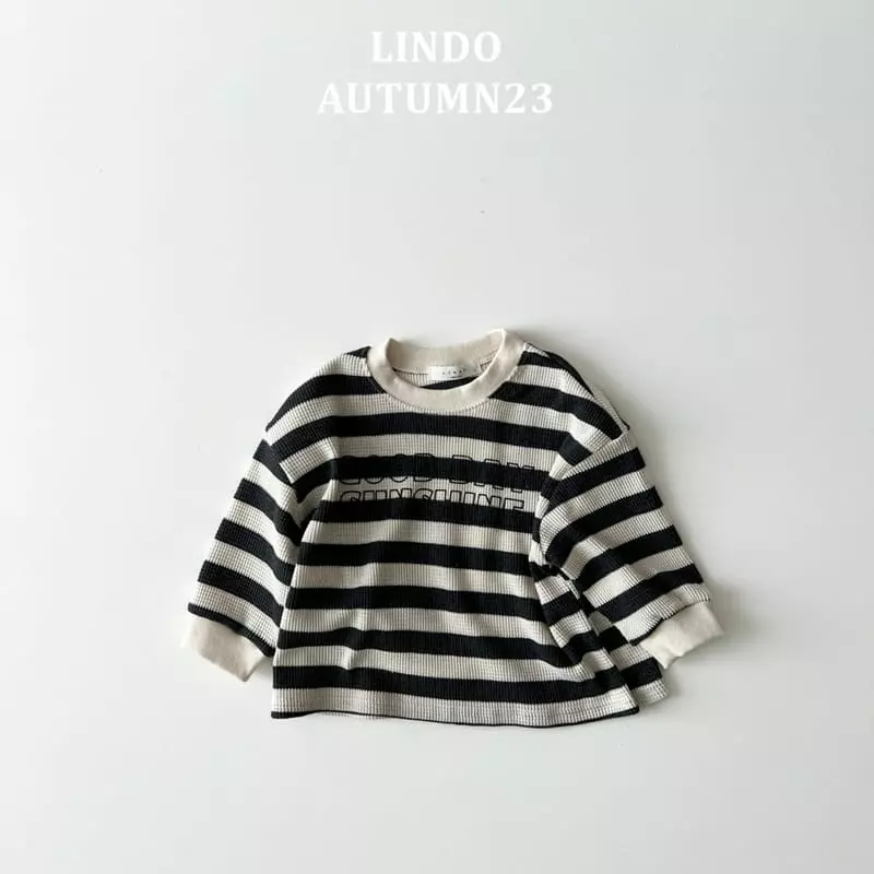 Lindo - Korean Children Fashion - #kidsshorts - Good Day Waffle Tee - 3