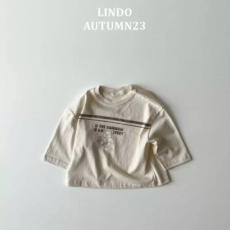 Lindo - Korean Children Fashion - #kidsshorts - Wink Bear Tee - 2