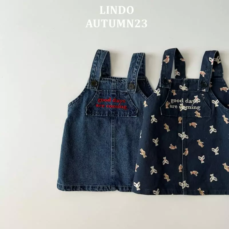 Lindo - Korean Children Fashion - #littlefashionista - Cuty Dungarees One-piece - 2