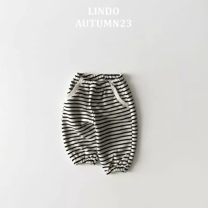 Lindo - Korean Children Fashion - #littlefashionista - Stripes Pants - 4