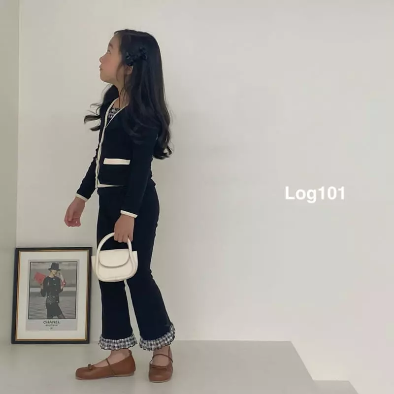 Log101 - Korean Children Fashion - #childrensboutique - Check Edge Pants - 12