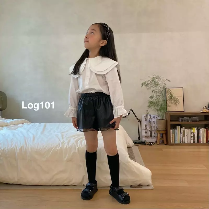 Log101 - Korean Children Fashion - #kidsstore - Autumn Leather Shorts - 6