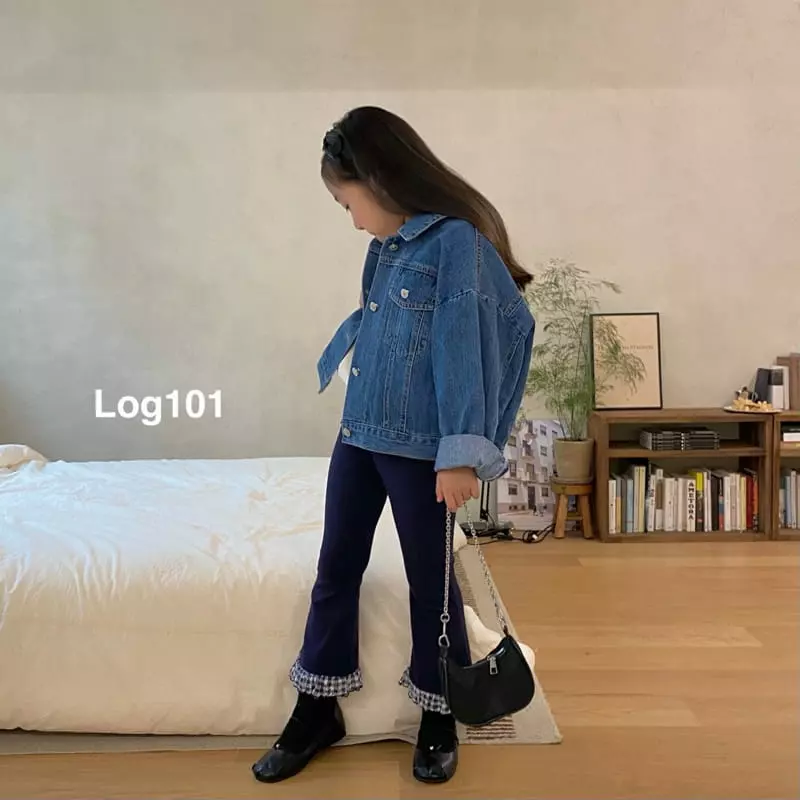Log101 - Korean Children Fashion - #kidsstore - Check Edge Pants - 3