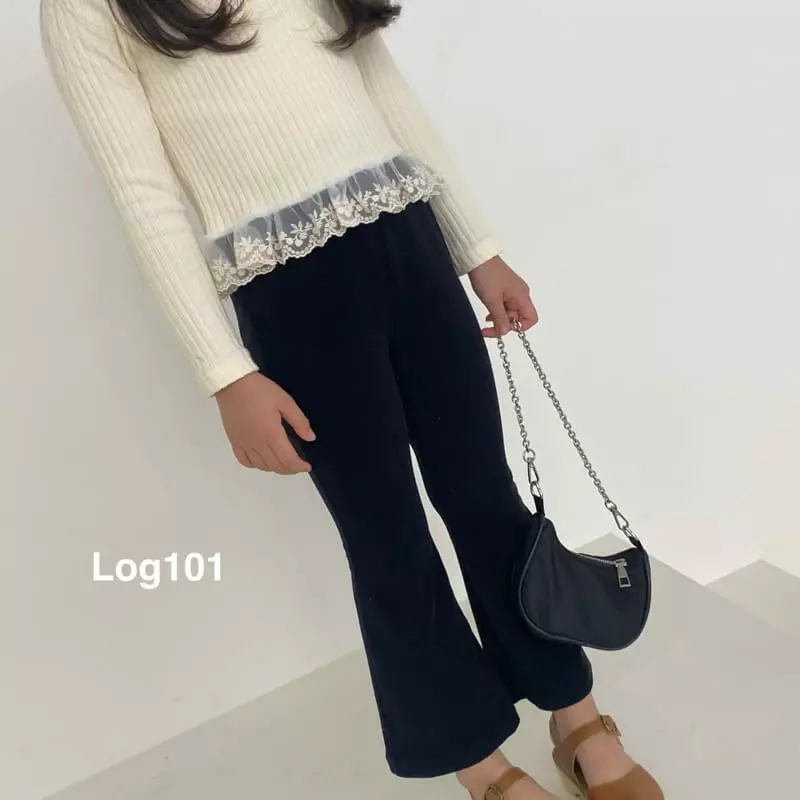 Log101 - Korean Children Fashion - #todddlerfashion - Free Lace Tee - 6