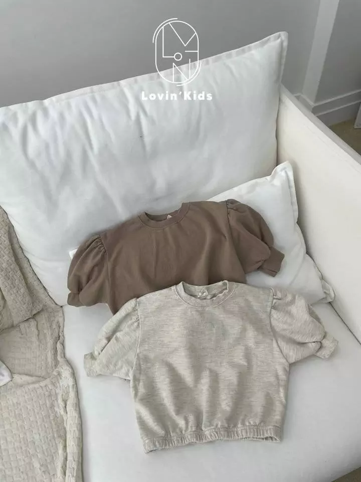 Lovin - Korean Children Fashion - #discoveringself - Shirring Sweatshirt - 6