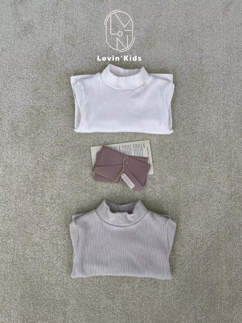 Lovin - Korean Children Fashion - #discoveringself - Rib Turtleneck Tee