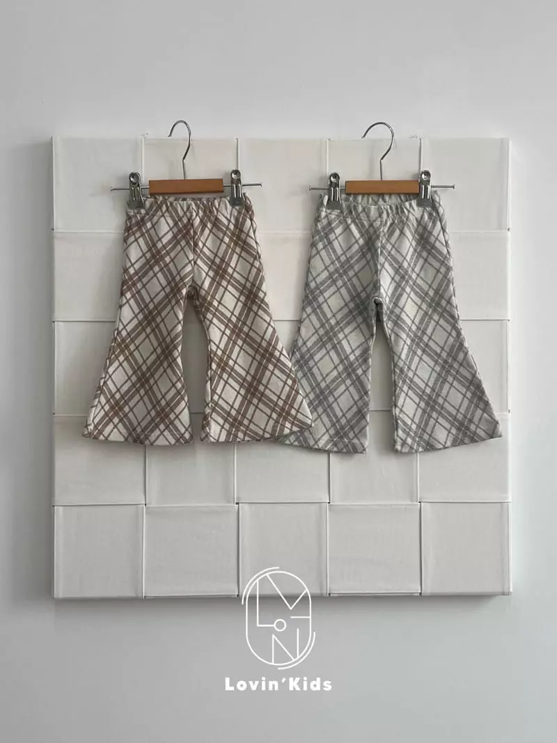 Lovin - Korean Children Fashion - #fashionkids - Check Pants - 6