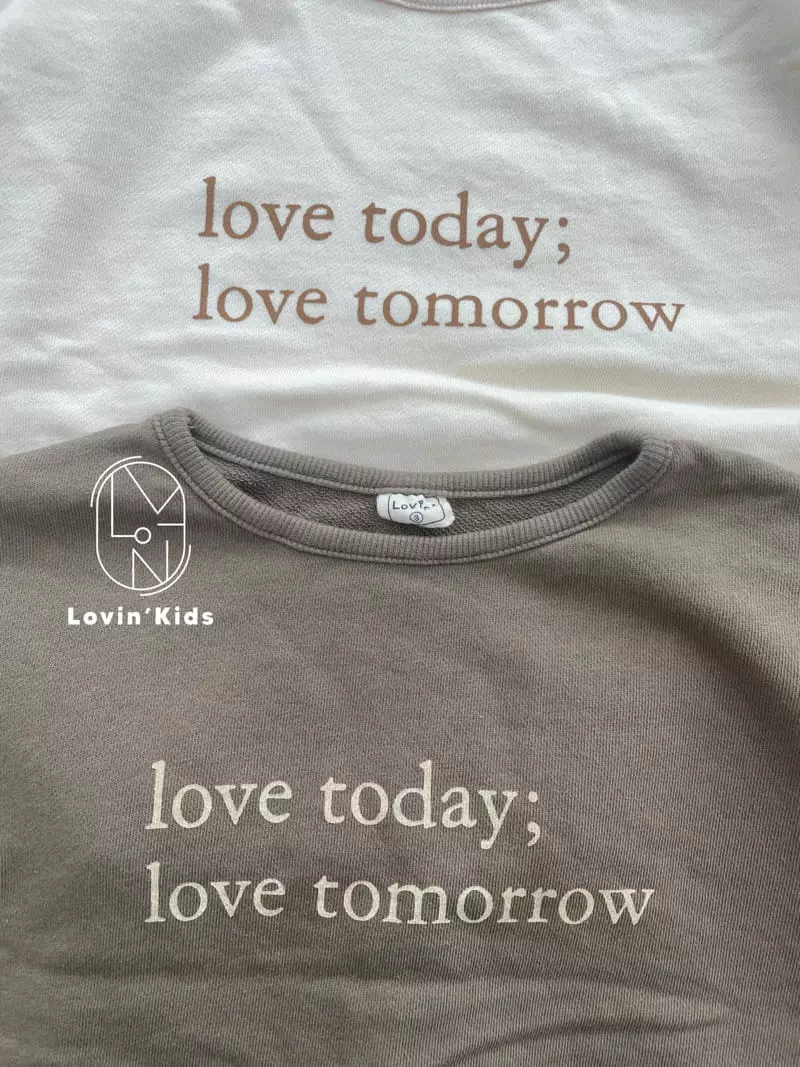Lovin - Korean Children Fashion - #fashionkids - Love Sweatshirt - 3