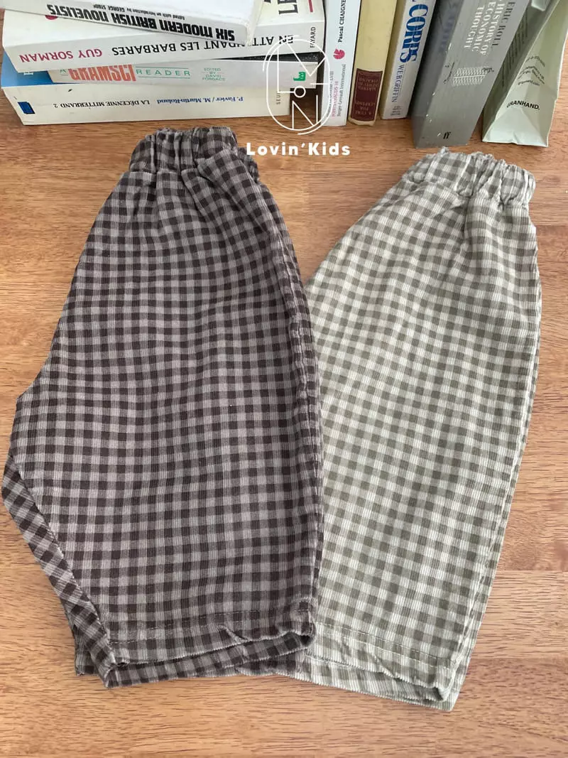 Lovin - Korean Children Fashion - #littlefashionista - Gingum Pants - 3