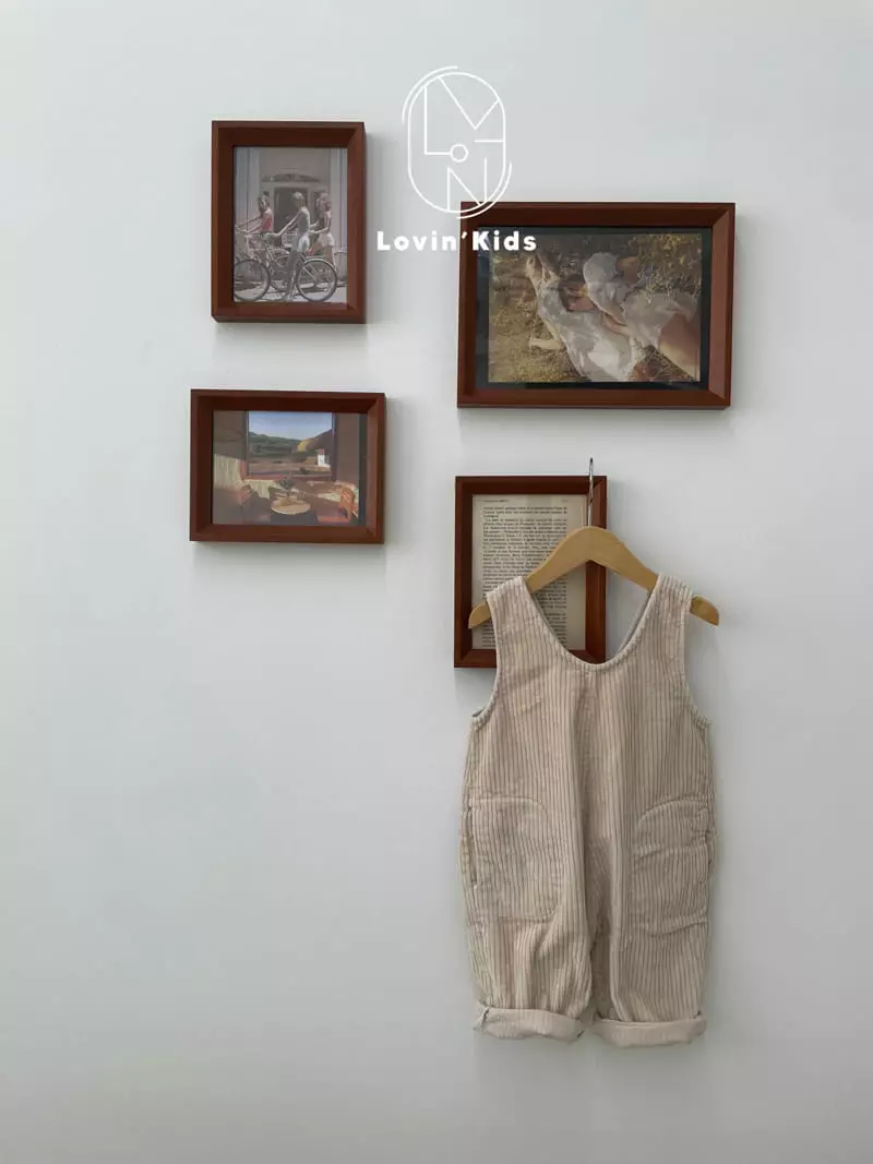 Lovin - Korean Children Fashion - #todddlerfashion - Rib Overalls - 3