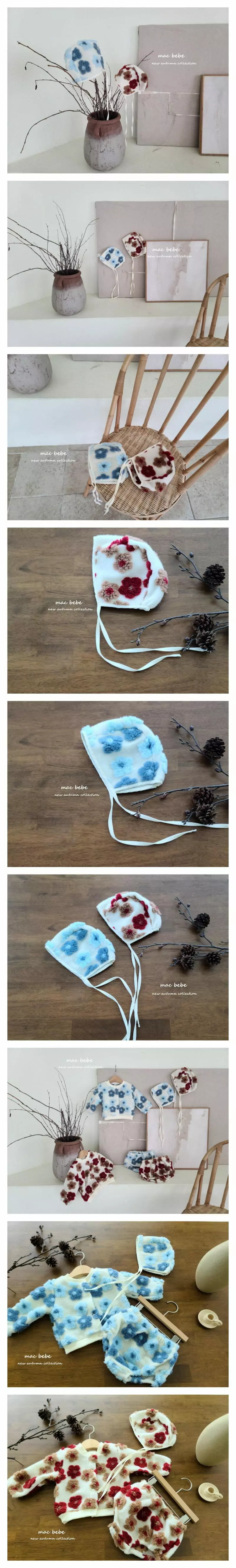 Mac - Korean Baby Fashion - #babywear - Bbogle Flower Bonnet