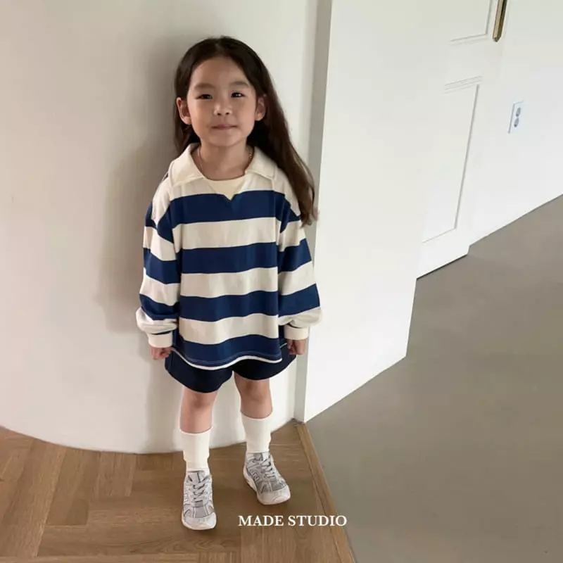 Made Studio - Korean Children Fashion - #childrensboutique - Paul Collar Tee - 10